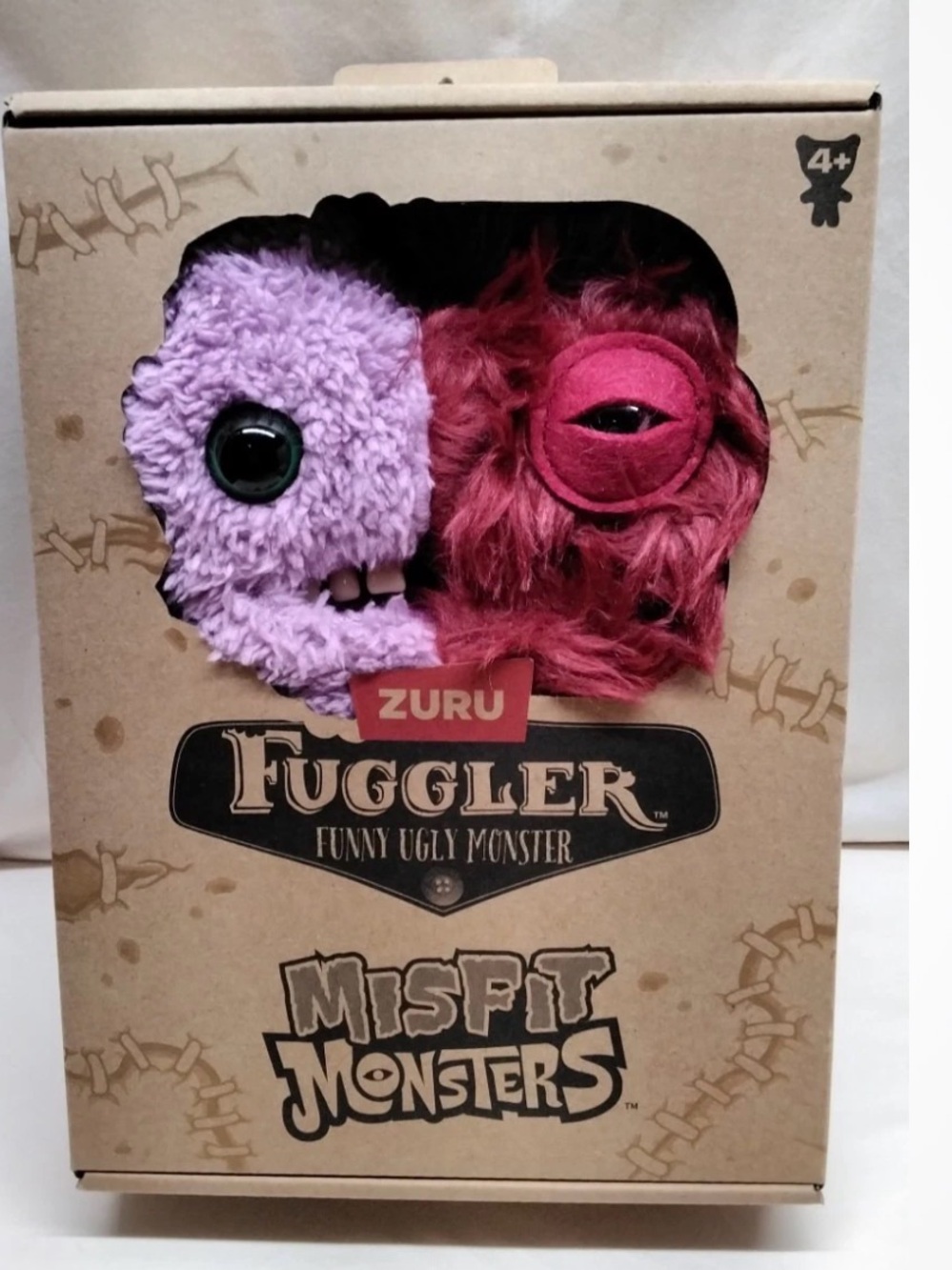 ZURU Fuggler Misfit Monsters Plush - Pink & Purple Two-Face Monster